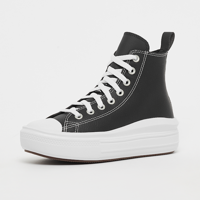 Converse Chuck Taylor All Star Move Platform Leather (GS) schwarz 24349 2