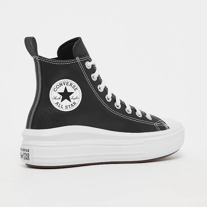 Converse Chuck Taylor All Star Move Platform Leather (GS) nero 24349 3