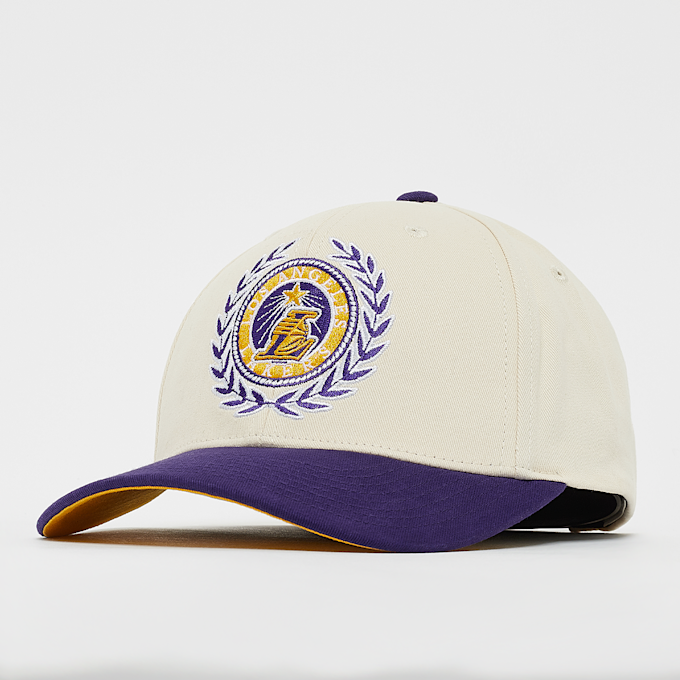 Mitchell & Ness NBA Collegiate Pro Snapback Los Angeles Lakers blanc 24361 1