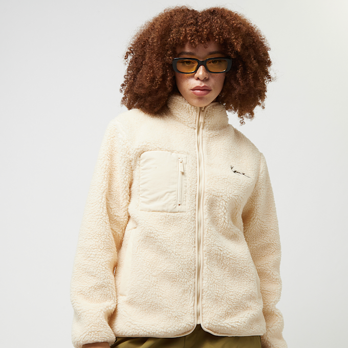 Karl Kani Metal Signature Teddy Trackjacket beige 24378 1