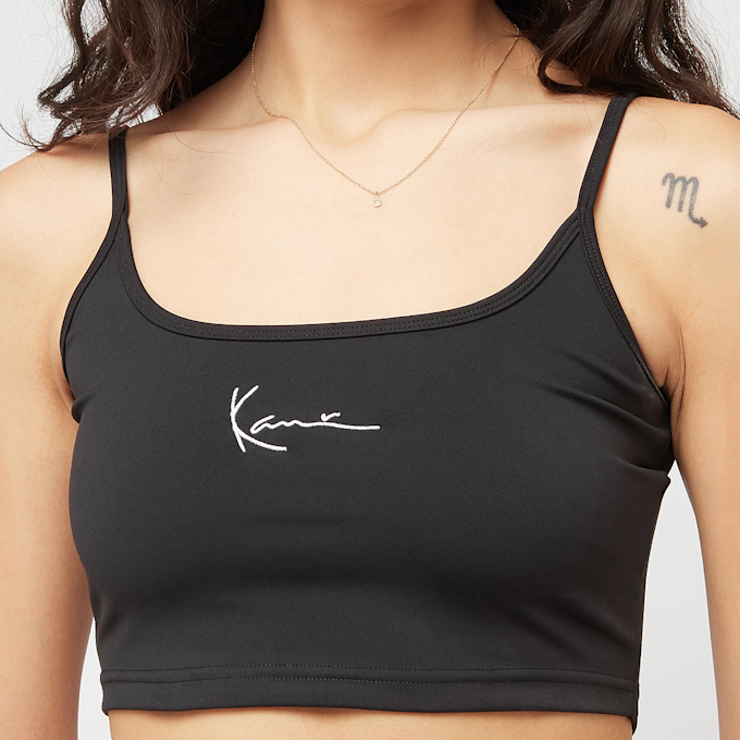 Karl Kani Small Signature Essential Crop Top crna 45127 3