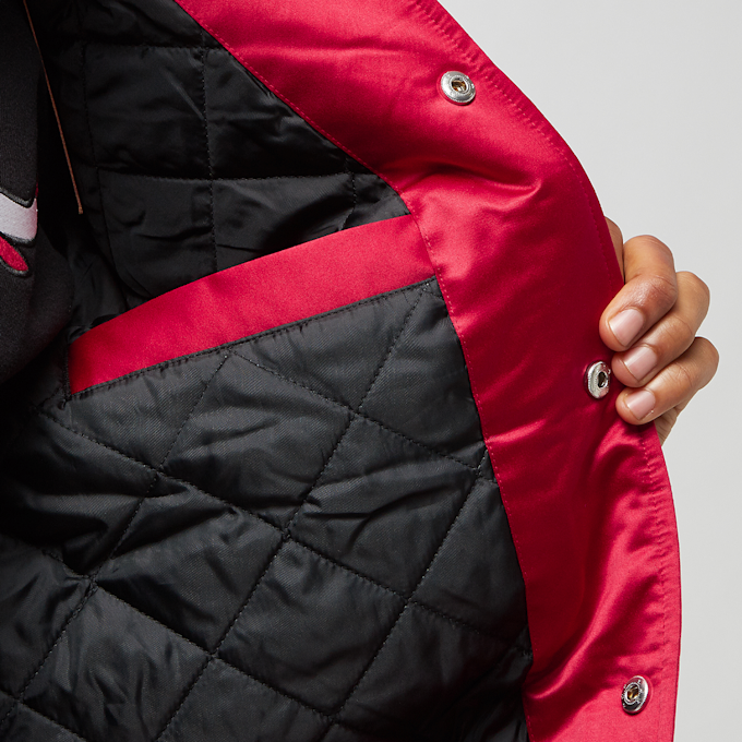 Mitchell & Ness NBA Heavyweight Satin Jacket Chicago Bulls rosso 24400 4
