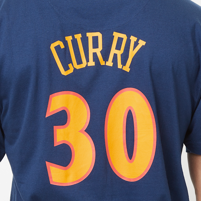 Mitchell & Ness NBA N&N TEE WARRIORS STEPHEN CURRY GOLDEN STATE WARRIORS nav bleu 24402 5