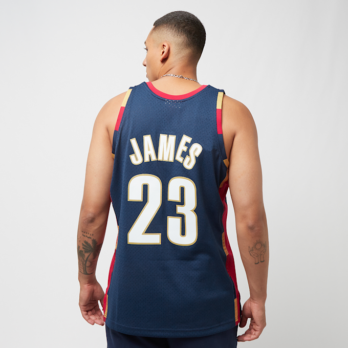 Mitchell & Ness NBA Swingman Jersey Cleveland Cavaliers 2008-09 Lebron James bleu 24406 2