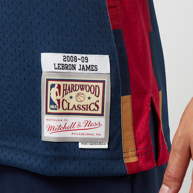 Mitchell & Ness NBA Swingman Jersey Cleveland Cavaliers 2008-09 Lebron James bleu 24406 4