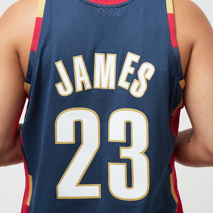 Mitchell & Ness NBA Swingman Jersey Cleveland Cavaliers 2008-09 Lebron James bleu 24406 5