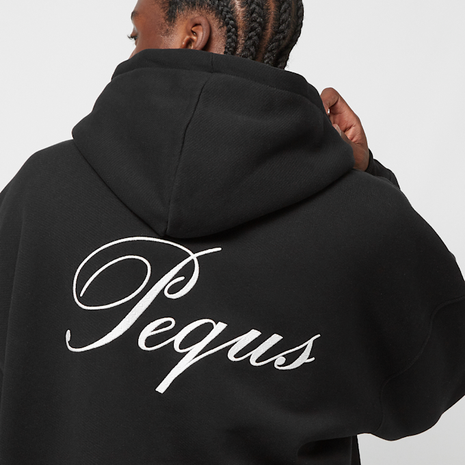 PEQUS Handwritten Logo Zip Hoodie negro 24436 4