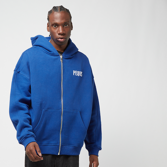 PEQUS Island of Heartbreaks Chrom Zip Hoodie bleu 24461 2