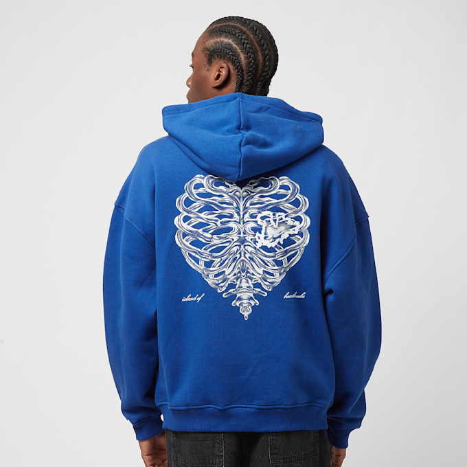 PEQUS Island of Heartbreaks Chrom Zip Hoodie blau 24461 3