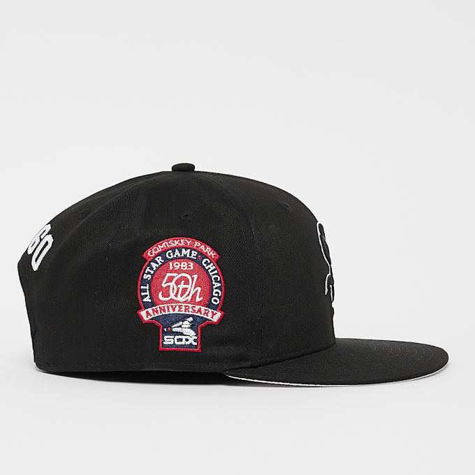 New Era 9Fifty Side Patch Script MLB Chicago White Sox schwarz 24517 4