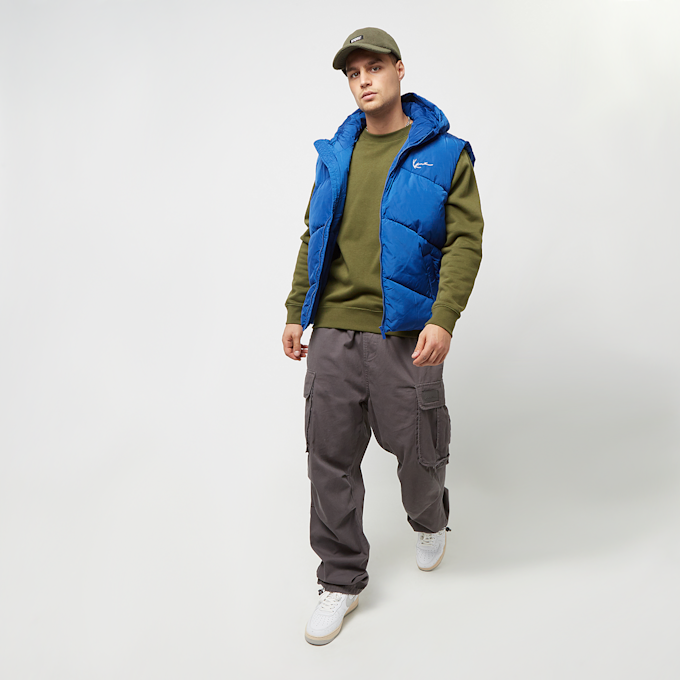Karl Kani Chest Signature Puffer Vest blauw 24555 4