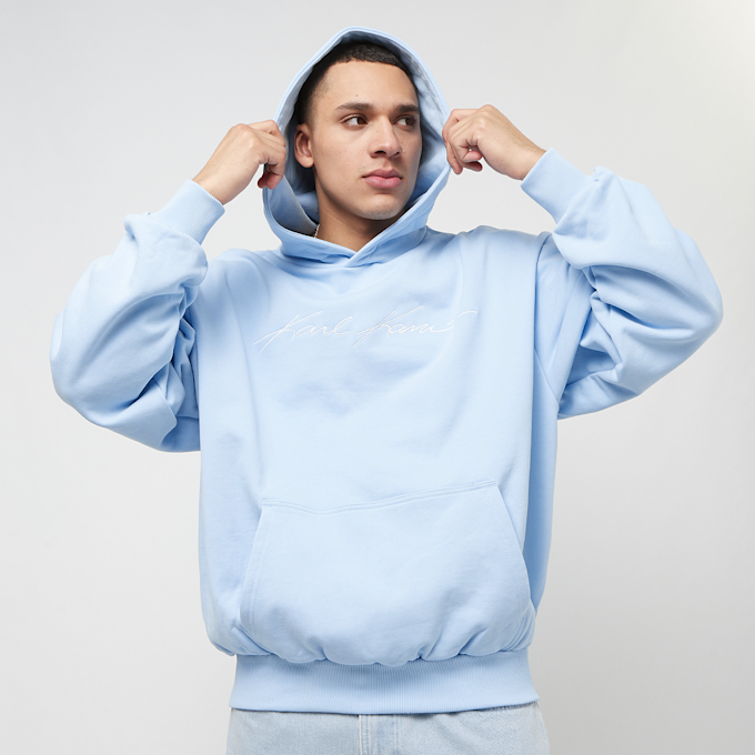 Karl Kani Autograph Heavy Sweat Os Hoodie bleu 24560 1