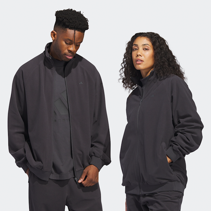adidas Originals One Fleece Trainingsjacke grau 24570 1