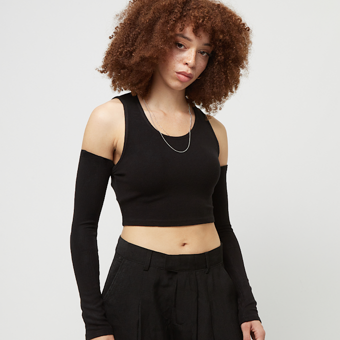 Sixth June Tank Top With Attached Sleeves zwart 24577 1