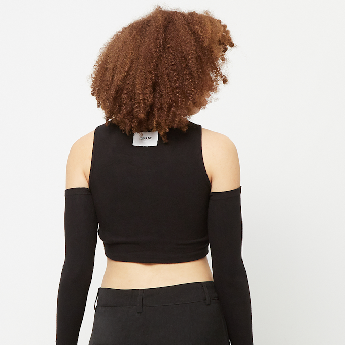 Sixth June Tank Top With Attached Sleeves zwart 24577 2