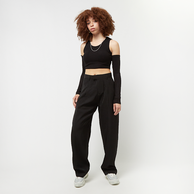 Sixth June Wide Leg Pants W/ Reverse Belt czarny 24590 4