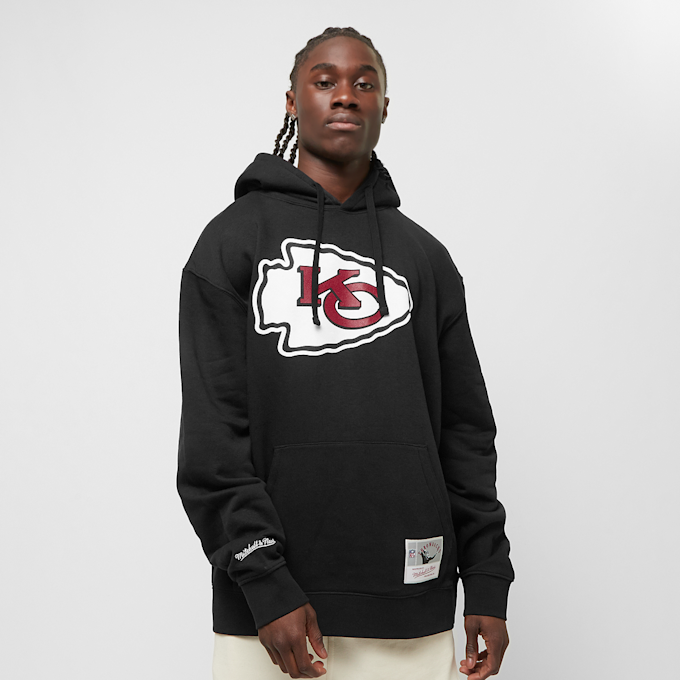 Mitchell & Ness NFL Team Logo Hoody UPD Kansas City Chiefs schwarz 24591 1