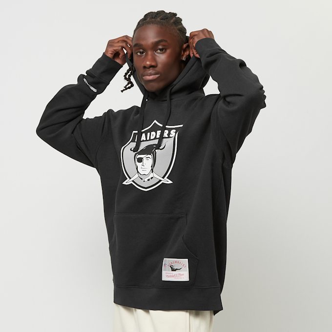 Mitchell & Ness NFL Team Logo Hoody UPD Oakland Raiders schwarz 24593 1