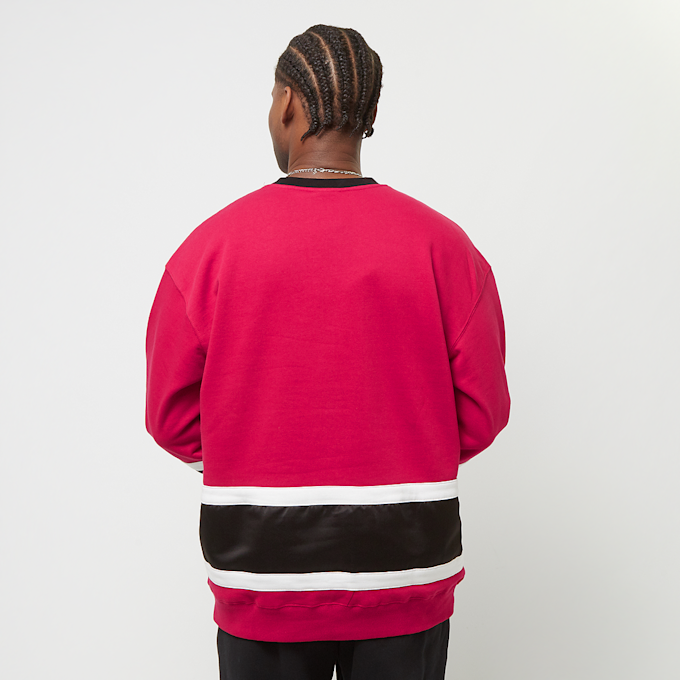 Mitchell & Ness NFL Satin Insert Fleece Crew Kansas City Chiefs vermelho 24599 2