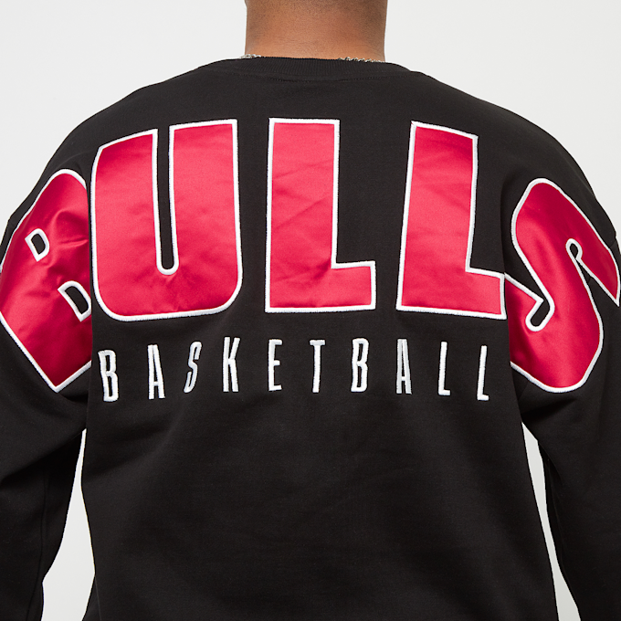 Mitchell & Ness NBA Team First Satin Fleece Crew Chicago Bulls negro 24602 5