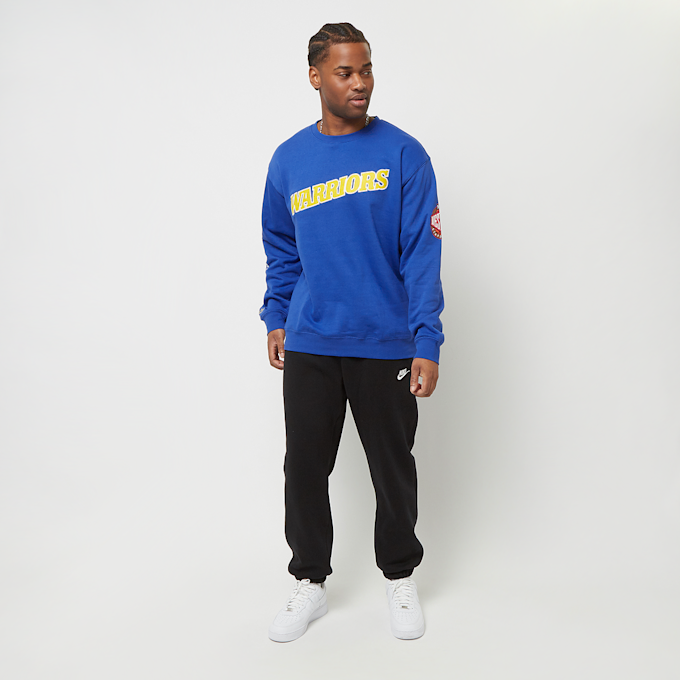 Mitchell & Ness NBA There And Back Fleece Crew Golden State Warriors plava 24606 7