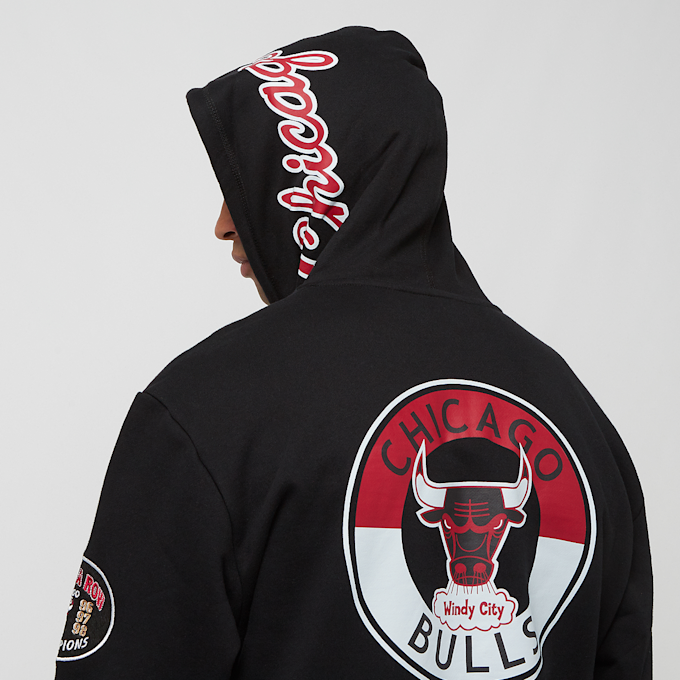 Mitchell & Ness NBA Chicago Bulls Hoodie negro 24609 6
