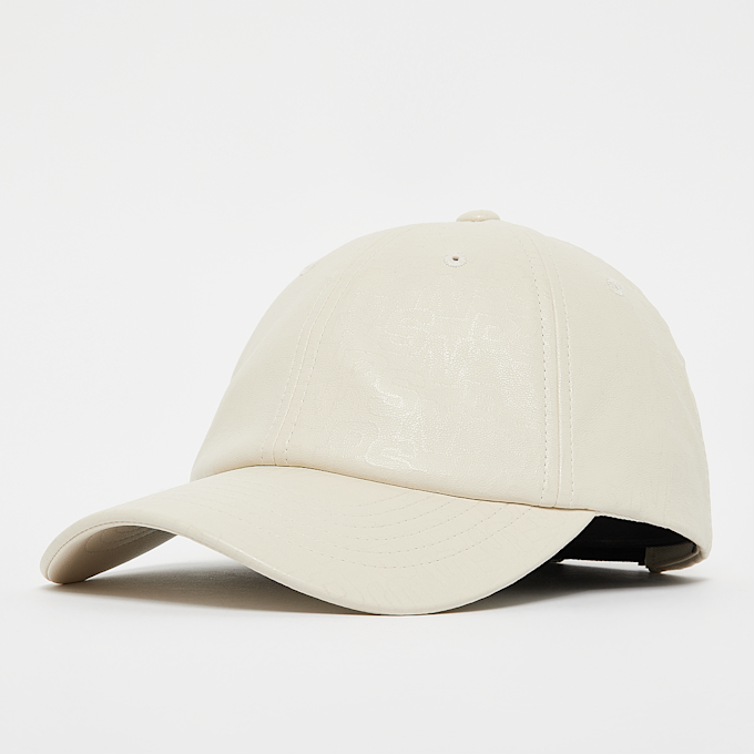 SNIPES Printed Fake Leather Pattern Baseball Cap beige 24621 1