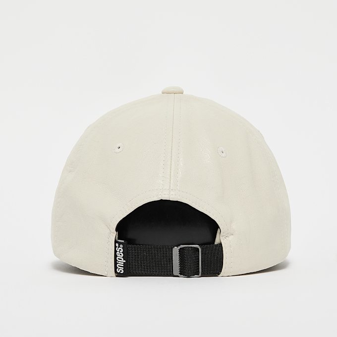 SNIPES Printed Fake Leather Pattern Baseball Cap beige 24621 2