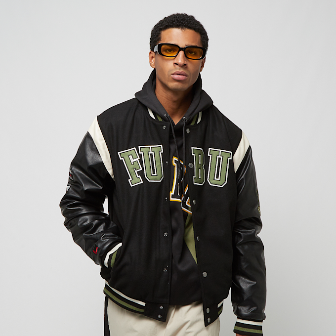 FUBU College Varsity Jacket schwarz 24626 1