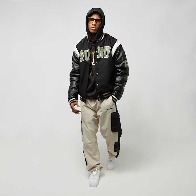 FUBU College Varsity Jacket schwarz 24626 6
