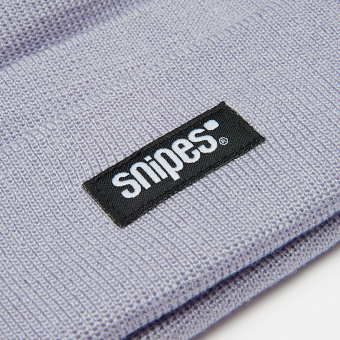 SNIPES Woven Label Basic Logo Beanie roze 24629 3