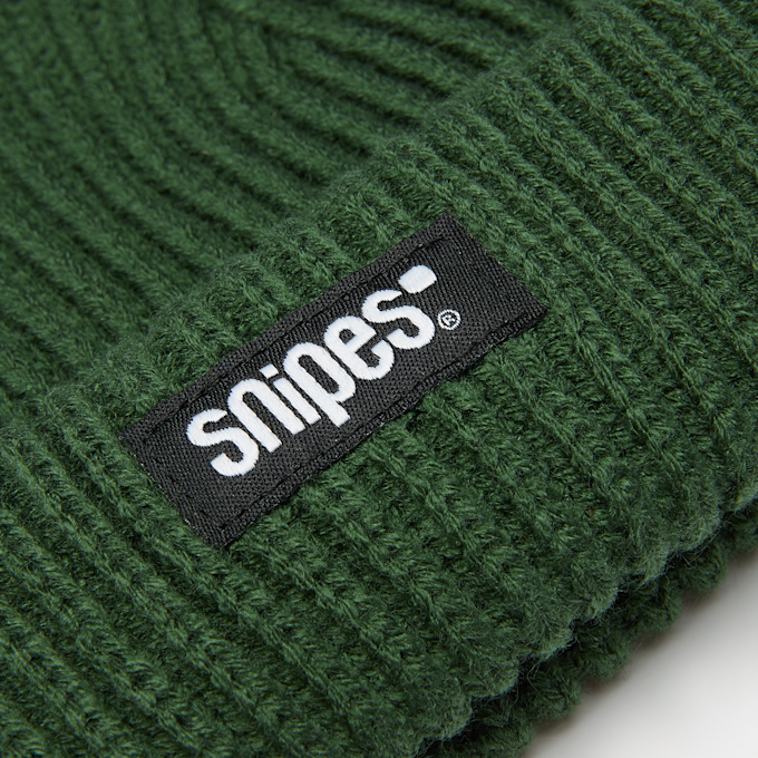 SNIPES Woven Label Basic Logo Fisherman Beanie groen 24631 3