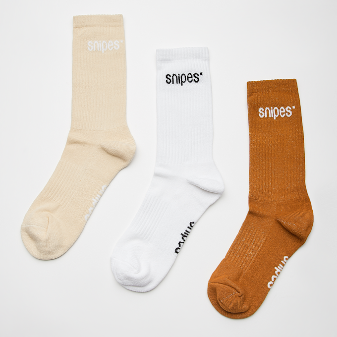 SNIPES 3 PACK - Basic Logo Crew Socks multicolor 24648 1