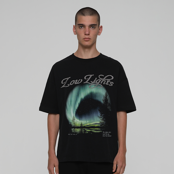 Low Lights Studios Nebula Tee schwarz 24675 1
