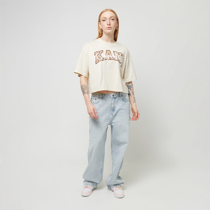 Karl Kani Serif Originator Crop Tee beige 24701 4