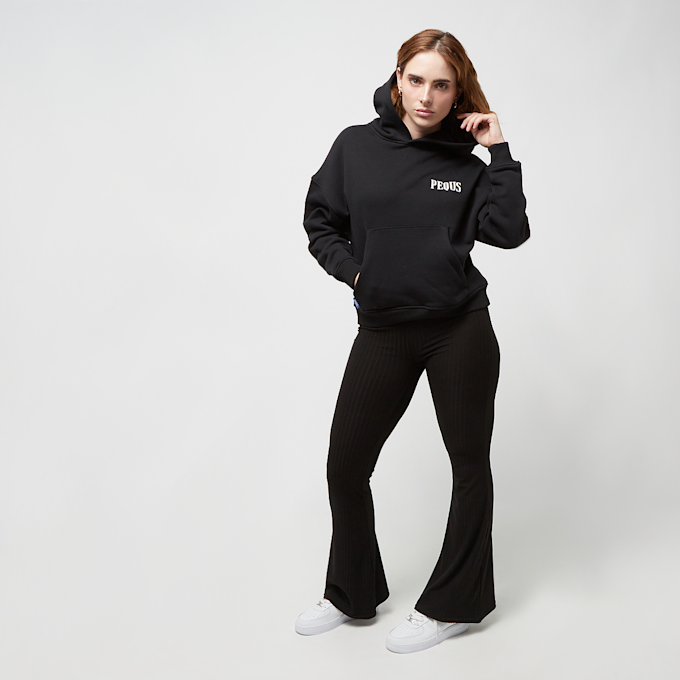 PEQUS Cropped Pink Island of Heartbreaks Hoodie noir 24720 5