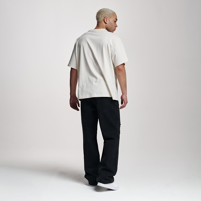 2Y STUDIOS Anduin Ripped Baggy Jeans crna 24756 2