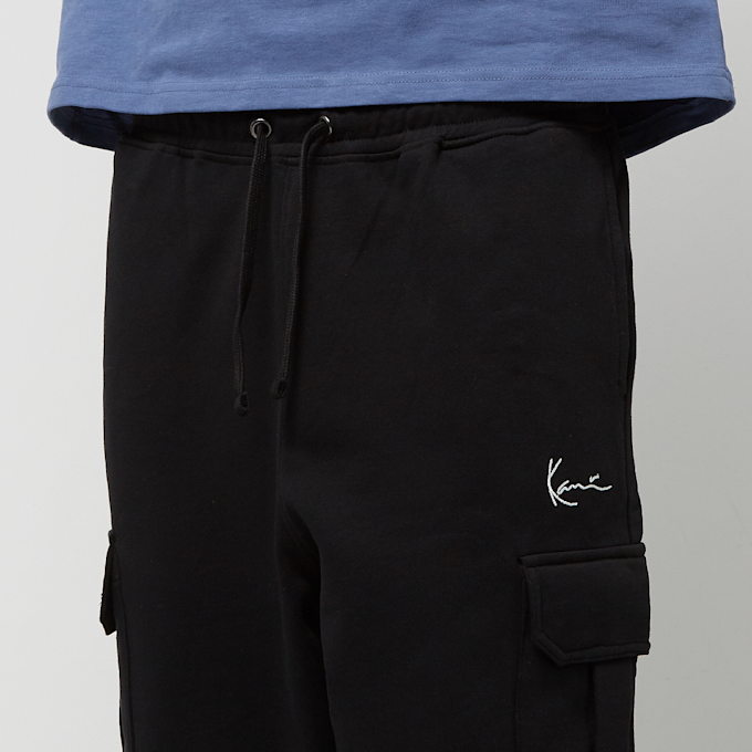 Karl Kani Small Signature Cargo Sweatpants crna 24805 4