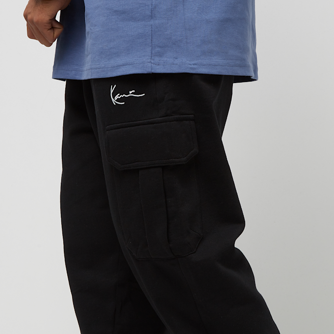 Karl Kani Small Signature Cargo Sweatpants crna 24805 5