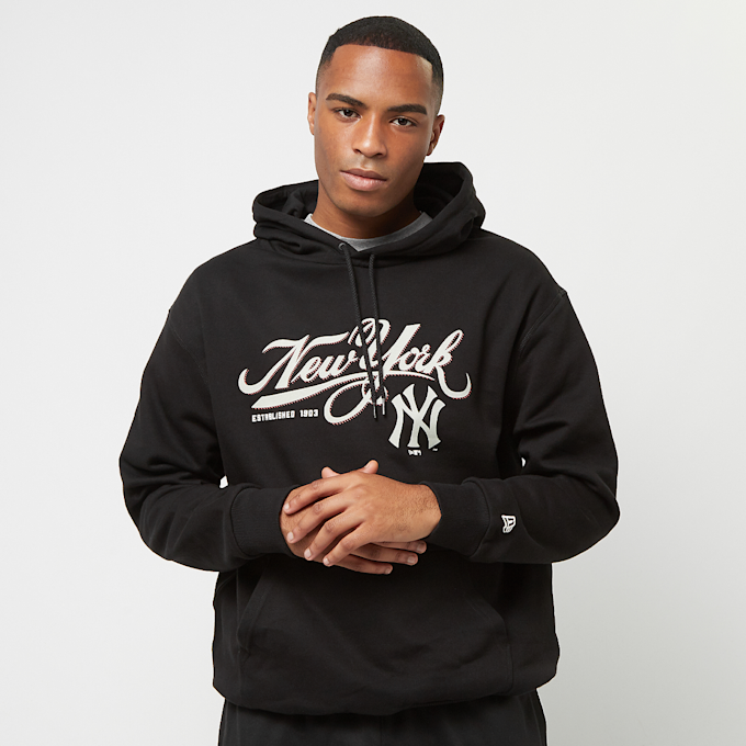 New Era MLB Retro Graphic Oversize Hoodie New York Yankees schwarz 24885 1