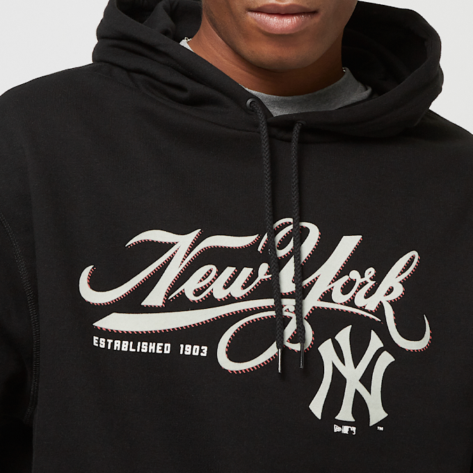 New Era MLB Retro Graphic Oversize Hoodie New York Yankees schwarz 24885 3