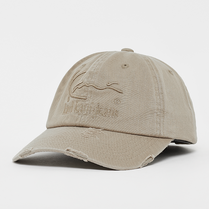 Karl Kani Jeans Block Oversize Embro Cap beż 24961 1