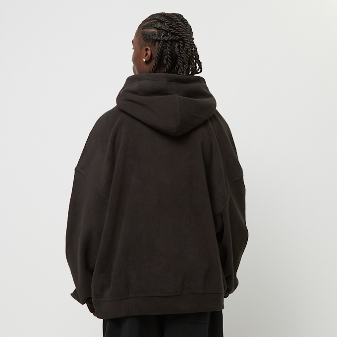 Urban Classics Oversized Polar Fleece Half Zip Hoody czarny 25018 2