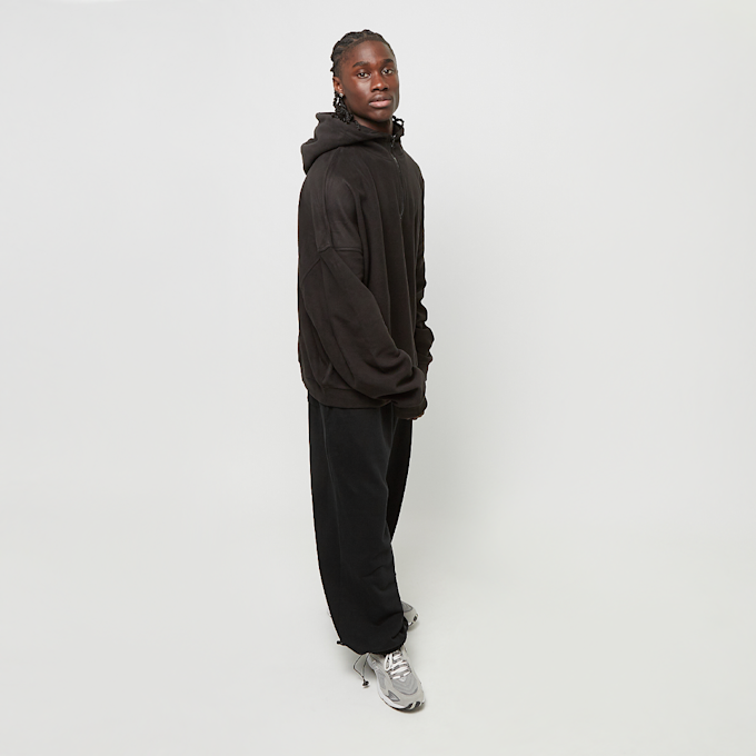 Urban Classics Oversized Polar Fleece Half Zip Hoody czarny 25018 4