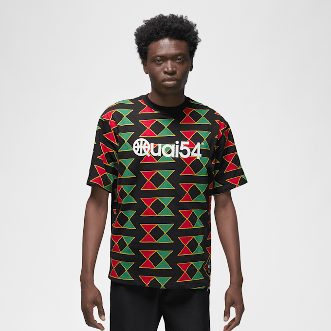 Jordan Quai 54 Short Sleeve All Over Print T-Shirt blanc 25032 1
