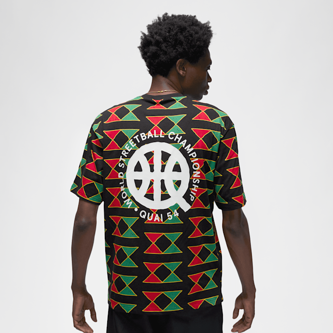 Jordan Quai 54 Short Sleeve All Over Print T-Shirt blanc 25032 2