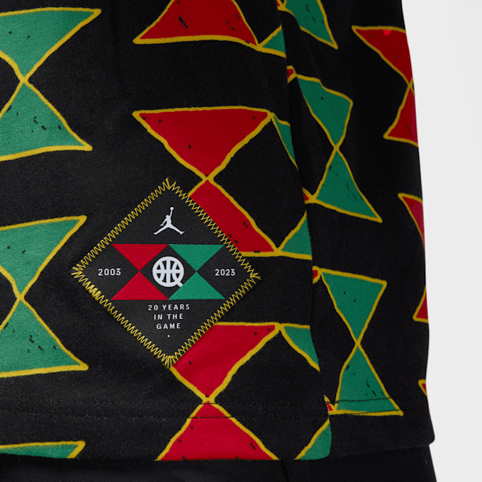 Jordan Quai 54 Short Sleeve All Over Print T-Shirt weiß 25032 6