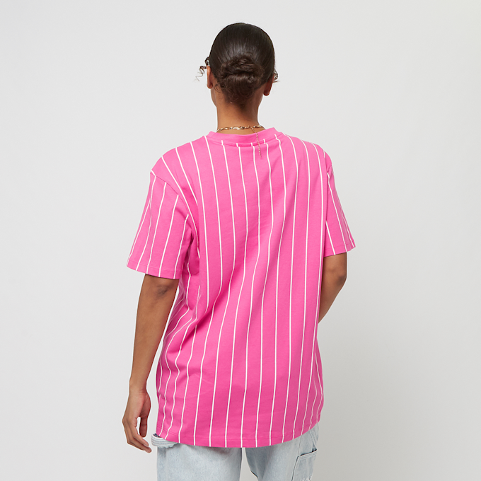 Karl Kani Small Signature Essential Pinstripe Oversized Tee rosa  25037 2