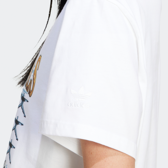 adidas Originals Music Graphic T-Shirt bianco 25041 4