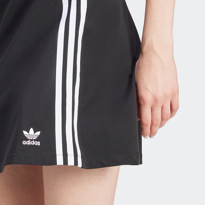 adidas Originals adicolor 3-Streifen Crop T-Shirt weiß 25052 4